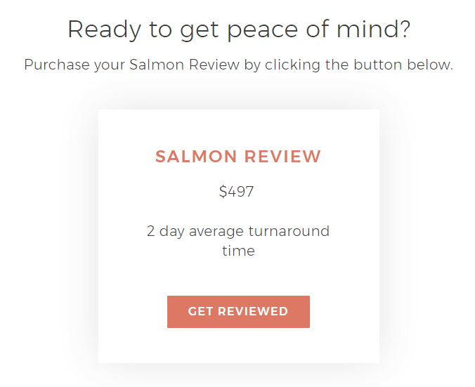 Salmon Review item with Woo integration