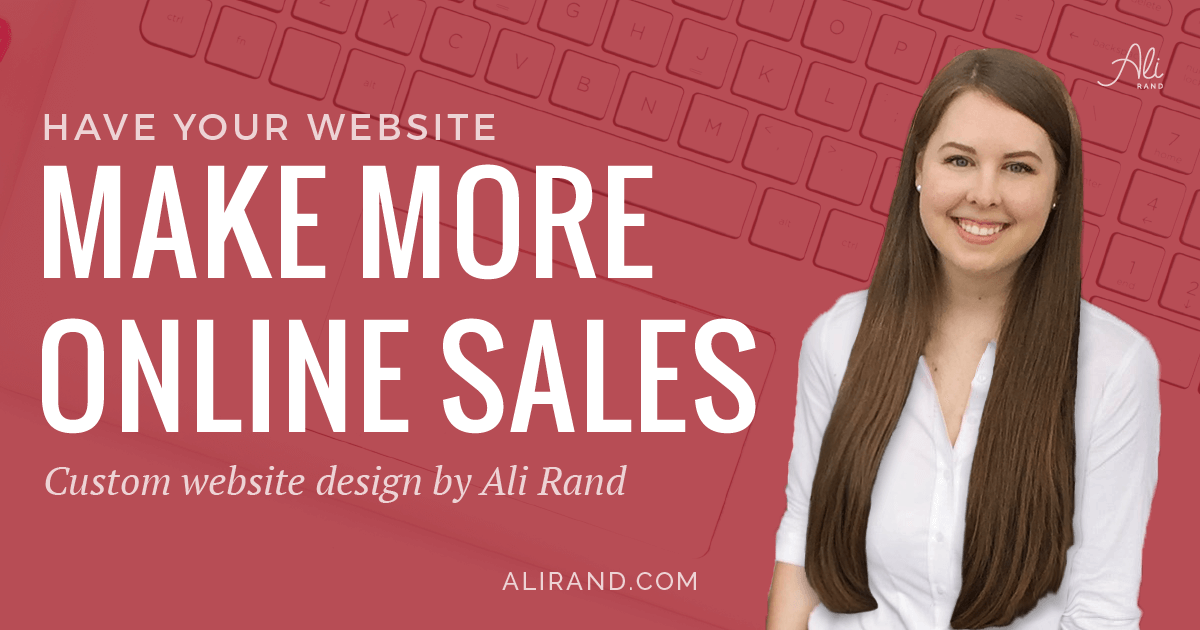 Get More Website Sales Session | Ali Rand