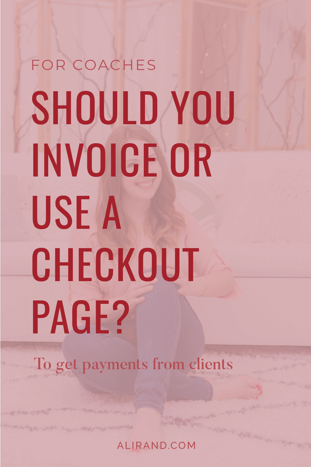 Should Coaches Invoice or use a Checkout Page