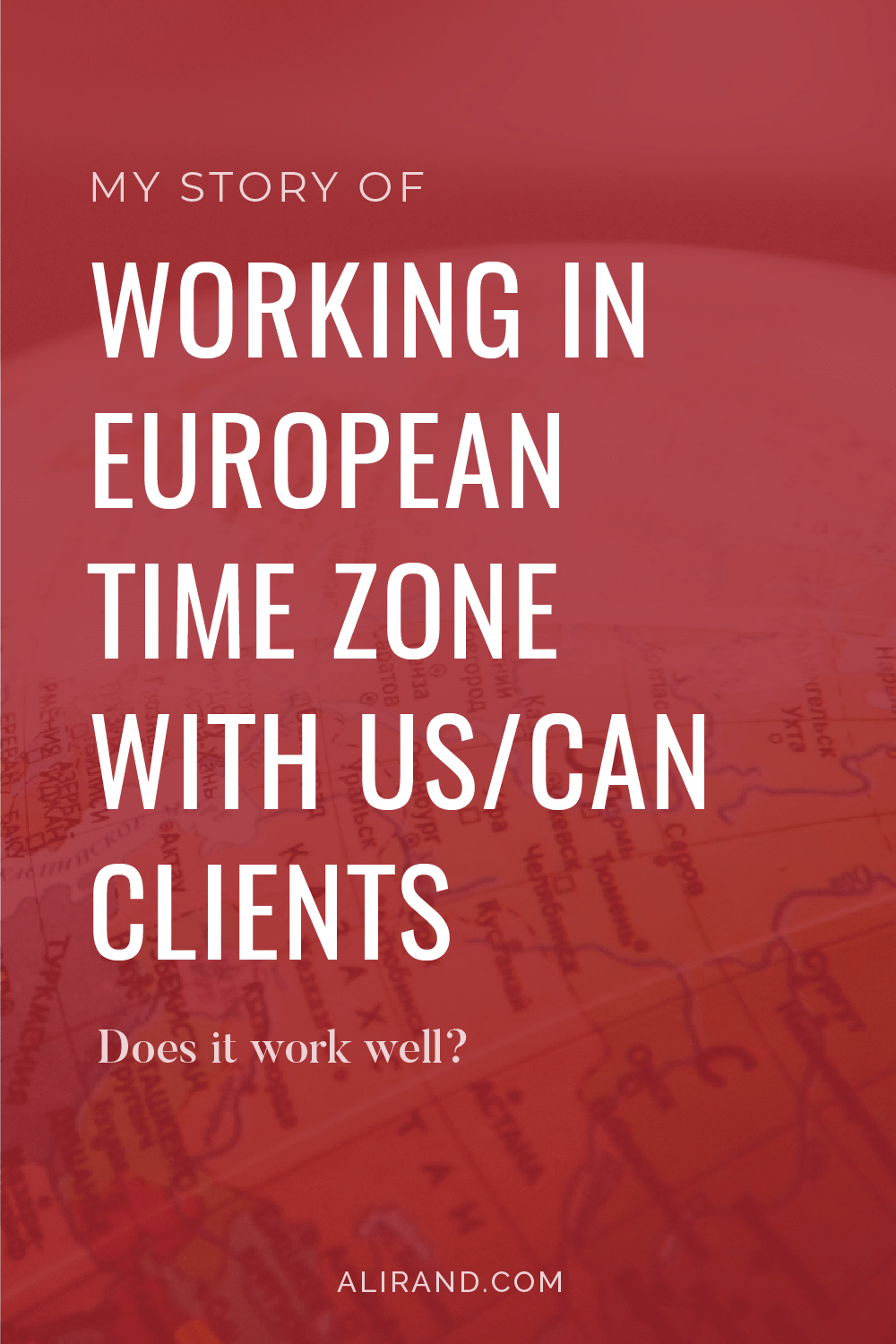 Working in European Time Zone